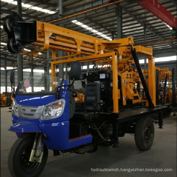 Truck-mounted hydraulic drill well drill